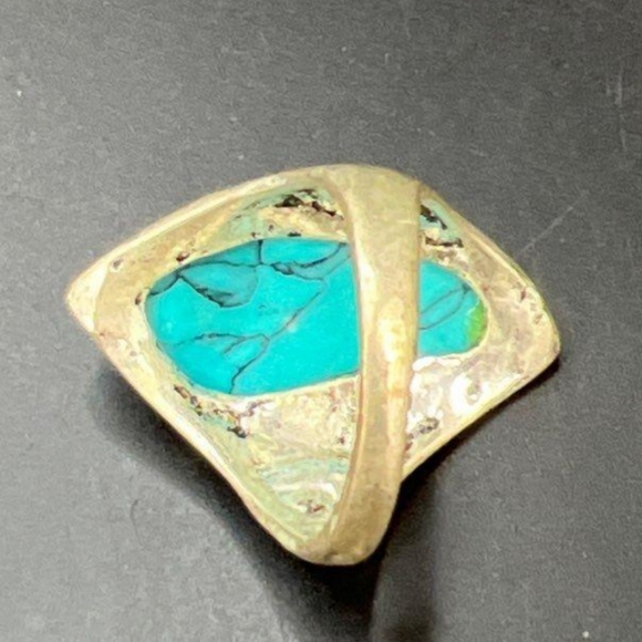 Gorgeous turquoise silver ring - Picture 4 of 5